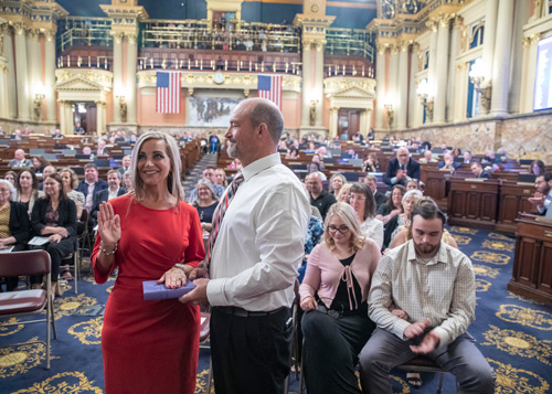 Wallen Takes Oath to Serve People of the 193rd 